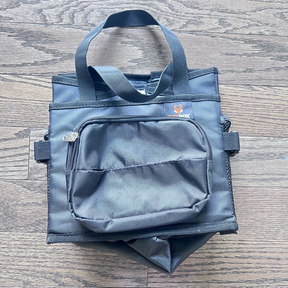 Organize travel storage bag with divider & sides mesh pockets